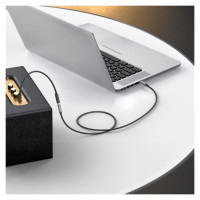 Ugreen AV118 10592 cable 3.5 mm mini jack (male) / 3.5 mm mini jack (female) 1m - silver