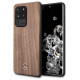 Mercedes MEHCS69VWOLB S20 Ultra G988 hard case brązowy/brown Wood Line Walnut