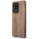 Mercedes MEHCS69VWOLB S20 Ultra G988 hard case brązowy/brown Wood Line Walnut