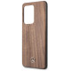 Mercedes MEHCS69VWOLB S20 Ultra G988 hard case brązowy/brown Wood Line Walnut