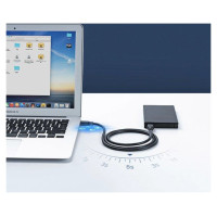 Ugreen US128 10371 USB-A 3.0 / USB-A 3.0 5Gb/s cable 2m - black