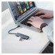 Ugreen USB HUB - 4x USB 3.2 Gen 1 with micro USB power port gray (CM219 50985)