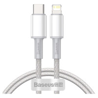 Baseus CATLGD-02 Lightning - USB-C PD cable 20W 480Mb/s 1m - white