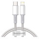 Baseus CATLGD-02 Lightning - USB-C PD cable 20W 480Mb/s 1m - white