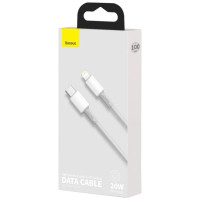 Baseus CATLGD-02 Lightning - USB-C PD cable 20W 480Mb/s 1m - white