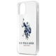 U.s. Polo Assn. US Polo USHCP12STPUHRWH iPhone 12 mini 5,4" biały/white Shiny Big Logo