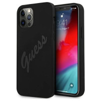 Guess GUHCP12LLSVSBK iPhone 12 Pro Max 6.7" black/black hardcase Script Vintage