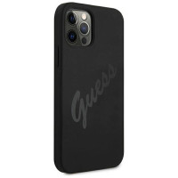 Guess GUHCP12LLSVSBK iPhone 12 Pro Max 6.7" black/black hardcase Script Vintage