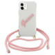Guess GUHCP12SCRTVSPI iPhone 12 mini 5.4" pink/pink hardcase Script Vintage