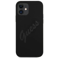 Guess GUHCP12SLSVSBK iPhone 12 mini 5.4" black/black hardcase Script Vintage