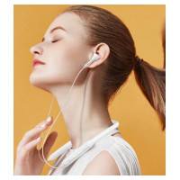 Dudao Magnetic Suction in-ear wireless Bluetooth headphones white (U5B)