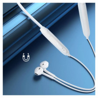 Dudao Magnetic Suction in-ear wireless Bluetooth headphones white (U5B)