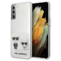 Karl Lagerfeld KLHCS21MCKTR S21+ G996 hardcase Transparent Karl & Choupette