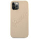 Guess GUHCP12LRSAVSLG iPhone 12 Pro Max 6.7" gold/gold hardcase Saffiano Vintage Script