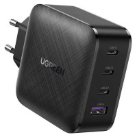 Ugreen Fast Charger GaN PPS 65W USB / 3x USB Type-C QC 3.0 Power Delivery SCP FCP AFC (Gallium Nitride) Black (CD224 70774)