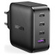 Ugreen Fast Charger GaN PPS 65W USB / 3x USB Type-C QC 3.0 Power Delivery SCP FCP AFC (Gallium Nitride) Black (CD224 70774)