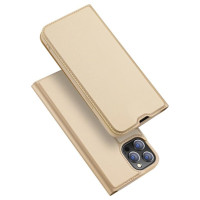 Dux Ducis Skin Pro Bookcase type case for iPhone 13 Pro golden