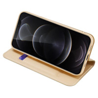 Dux Ducis Skin Pro Bookcase type case for iPhone 13 Pro golden