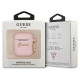 Guess GUA2SSSI AirPods cover pink/pink Silicone Vintage Script