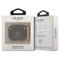 Guess GUA3UCG4GK AirPods 3 cover black/black Glitter Collection