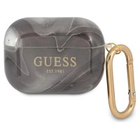 Guess GUAPUNMK AirPods Pro cover black/black Marble Collection