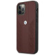 BMW Etui BMW BMHCP12LRSPPR iPhone 12 Pro Max 6,7" czerwony/red hardcase Leather Curve Perforate