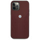 BMW Etui BMW BMHCP12LRSPPR iPhone 12 Pro Max 6,7" czerwony/red hardcase Leather Curve Perforate