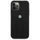 BMW Etui BMW BMHCP12MRSPPK iPhone 12/12 Pro 6,1" czarny/black hardcase Leather Curve Perforate