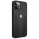BMW Etui BMW BMHCP12MRSPPK iPhone 12/12 Pro 6,1" czarny/black hardcase Leather Curve Perforate