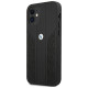 BMW Etui BMW BMHCP12SRSPPK iPhone 12 mini 5,4" czarny/black hardcase Leather Curve Perforate