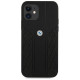 BMW Etui BMW BMHCP12SRSPPK iPhone 12 mini 5,4" czarny/black hardcase Leather Curve Perforate