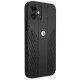 BMW Etui BMW BMHCP12SRSPPK iPhone 12 mini 5,4" czarny/black hardcase Leather Curve Perforate