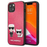 Karl Lagerfeld KLHCP13SPCUSKCP iPhone 13 mini 5,4" fuksja/fuchsia hardcase Ikonik Karl & Choupette