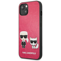 Karl Lagerfeld KLHCP13SPCUSKCP iPhone 13 mini 5,4" fuksja/fuchsia hardcase Ikonik Karl & Choupette