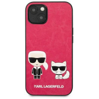 Karl Lagerfeld KLHCP13SPCUSKCP iPhone 13 mini 5,4" fuksja/fuchsia hardcase Ikonik Karl & Choupette