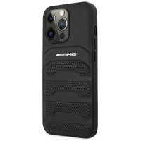 Mercedes AMG AMHCP13LGSEBK iPhone 13 Pro / 13 6,1" czarny/black hardcase Leather Debossed Lines