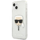 Karl Lagerfeld KLHCP13SKHTUGLS iPhone 13 mini 5,4" srebrny/silver hardcase Glitter Karl`s Head