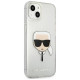 Karl Lagerfeld KLHCP13SKHTUGLS iPhone 13 mini 5,4" srebrny/silver hardcase Glitter Karl`s Head