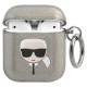 Karl Lagerfeld KLA2UKHGK AirPods cover czarny/black Glitter Karl`s Head