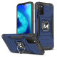 Wozinsky Ring Armor tough hybrid case cover + magnetic holder for Samsung Galaxy A03s blue