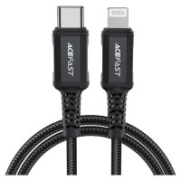 Acefast C4-01 Lightning - USB-C PD cable 30W 3A 480Mb/s 1.8m - black