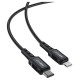 Acefast C4-01 Lightning - USB-C PD cable 30W 3A 480Mb/s 1.8m - black