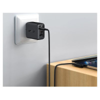 Acefast C5-03 Black USB-C - USB-C PD QC cable 100W 5A 480Mb/s 2m - black