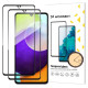 Wozinsky Set of 2x Super Strength Full Glue Tempered Glass Full Screen with Frame Case Friendly Samsung Galaxy A33 5G Black