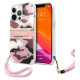 Guess GUHCP13LKCABPI iPhone 13 Pro / 13 6.1" pink/pink hardcase Camo Strap Collection