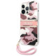 Guess GUHCP13LKCABPI iPhone 13 Pro / 13 6.1" pink/pink hardcase Camo Strap Collection