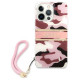 Guess GUHCP13LKCABPI iPhone 13 Pro / 13 6.1" pink/pink hardcase Camo Strap Collection