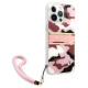Guess GUHCP13LKCABPI iPhone 13 Pro / 13 6.1" pink/pink hardcase Camo Strap Collection