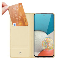 Dux Ducis Skin Pro Holster Cover Flip Cover for Samsung Galaxy A73 gold