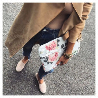 Canvaslife Sleeve for 15-16'' laptop - navy blue and pink